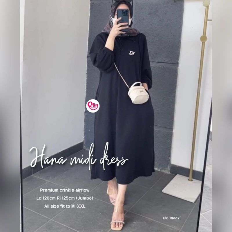 hana midi dress by olin