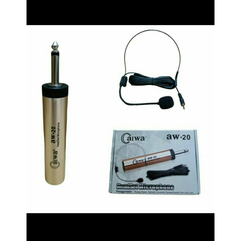 Mic Kabel Bando/Headset Caiwa AW-20 -- 1buah Mic Bando/Headset