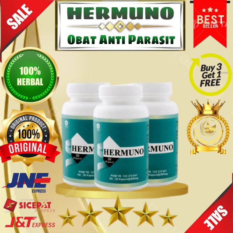 Hermuno Asli Original - Obat Parasit Pembasmi Bakteri