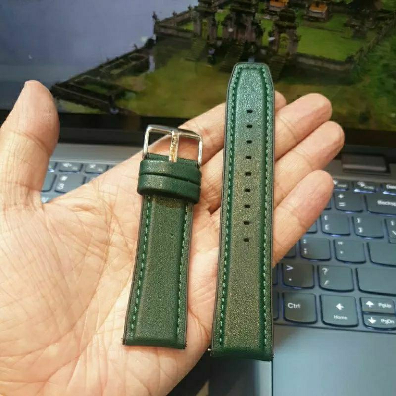 Tali Strap Jam Tangan Pria Kulit Asli Leather  20mm 22mm  For Huawei GT2 DT88pro DT94 DT78