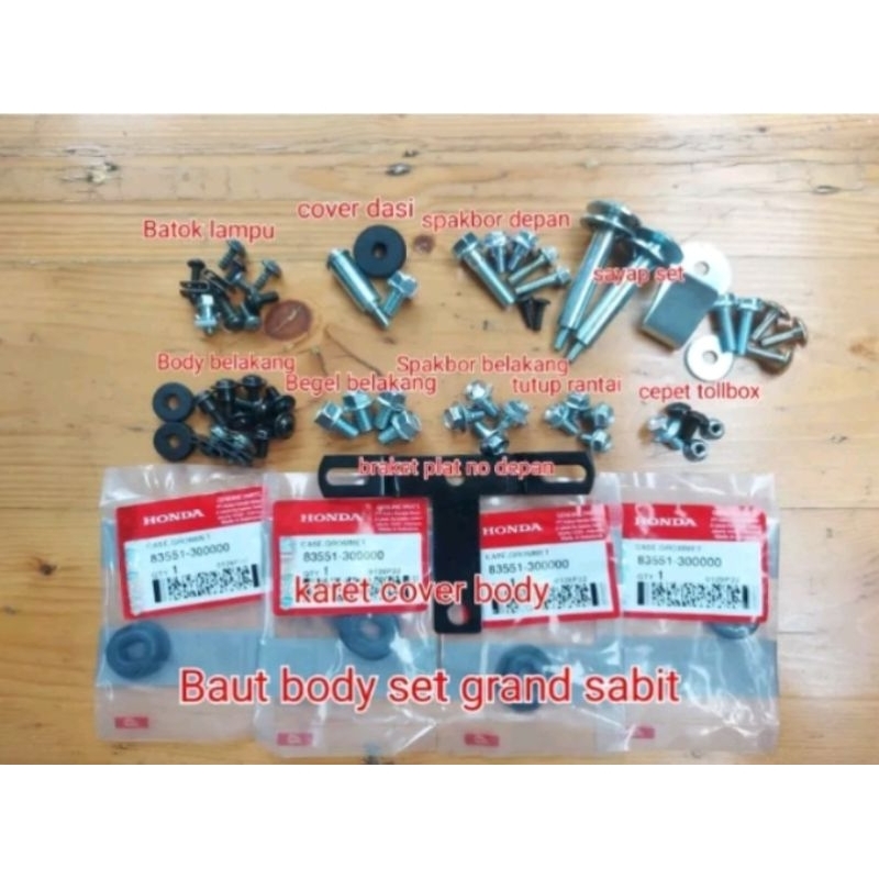 Baut body set honda astrea grand sabit legenda impresa