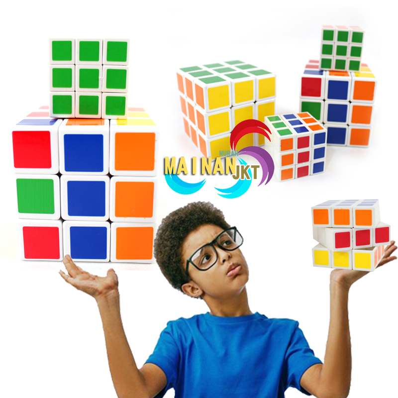 MAINANKEI MAINAN ANAK MURAH MAGIC CUBE KUBIK 8623-6 MAINAN ANAK RUBIK CUBE PUZZLE 3X3X3 KUBIK