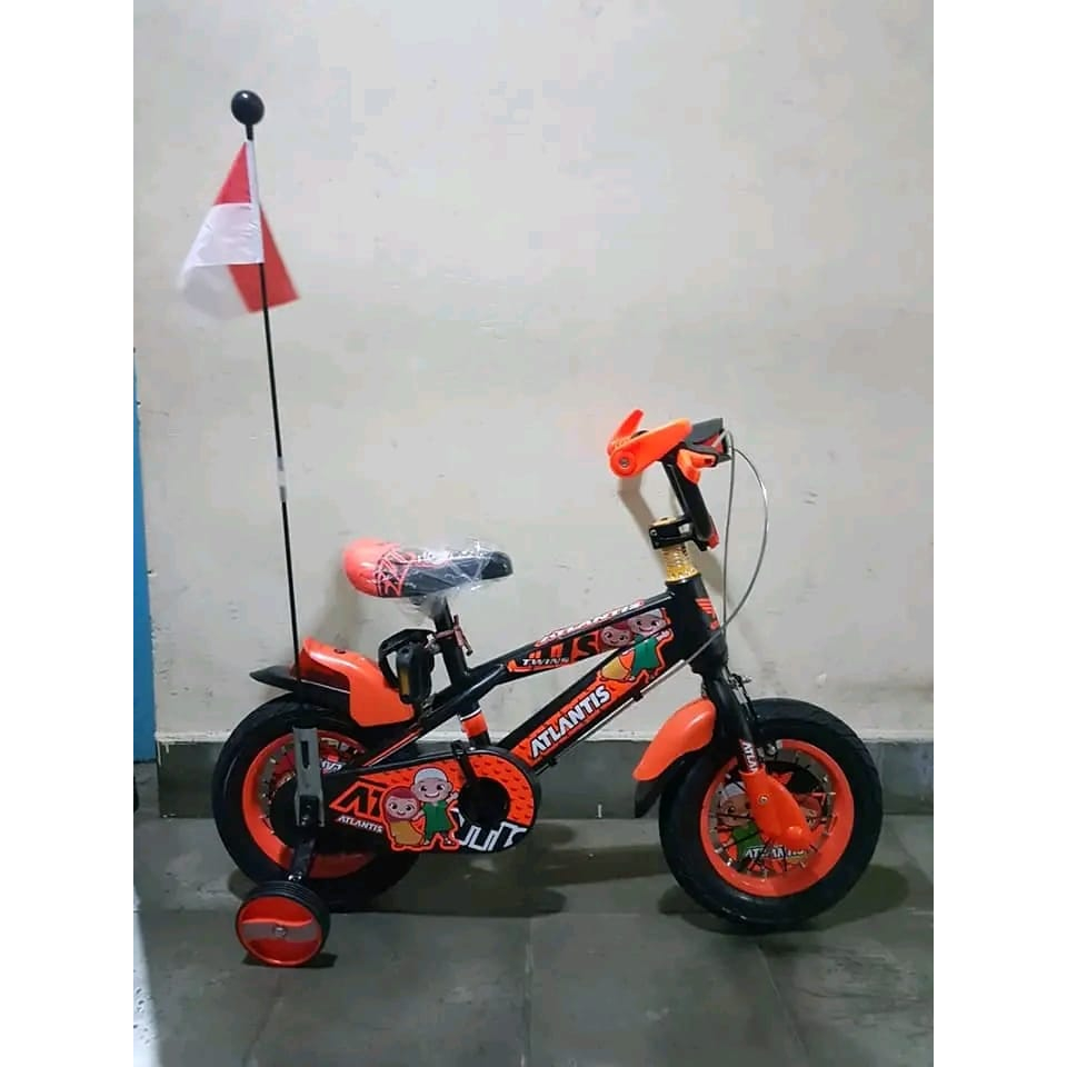 sepeda anak 12 ban jumbo ATLANTIS MODEL TERBARU ADA MUSIK DAN LAMPU BMX 12 ATLANTIS SPARTA SEPEDA