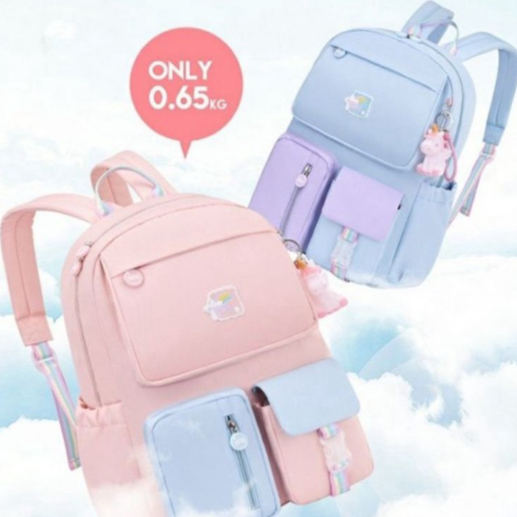 TAS SEKOLAH TAS RANSEL ANAK PEREMPUAN/Tas Ransel Backpack Sekolah Anak / Remaja SD SMP SMA