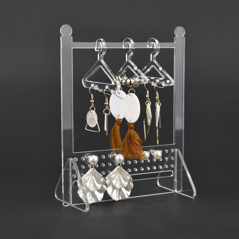 Display Anting Gantung Acrylic Rak Penyimpanan Perhiasan Anting Display Organizer Anting