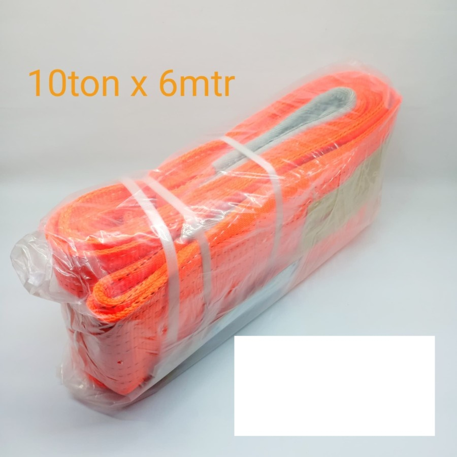 WEBBING SLING BELT 10 TON X 6 METER - TALI SABUK 10T X 6M