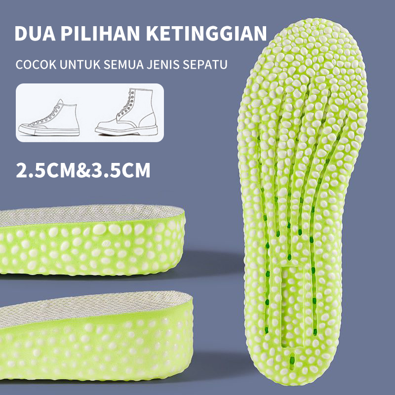 Tinggikan Sol Sepatu-Sol Sepatu Empuk-Bisa Digunting Sol Sepatu - Insole Sepatu - Alas Sepatu -