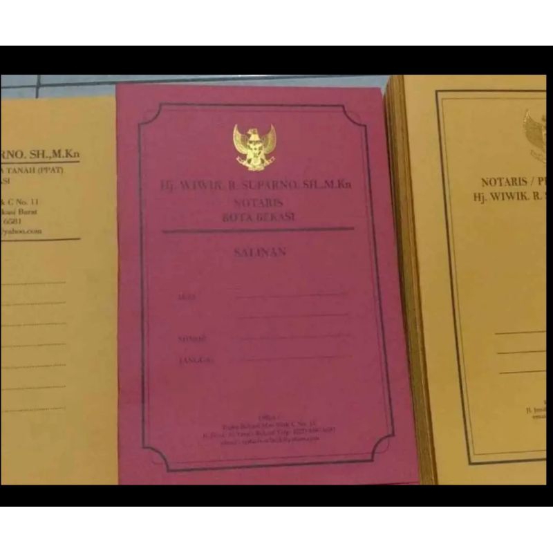 Map Kertas Custom F4