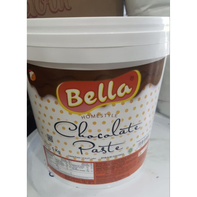 5kg bella chocolate paste coklat pasta selai coklat