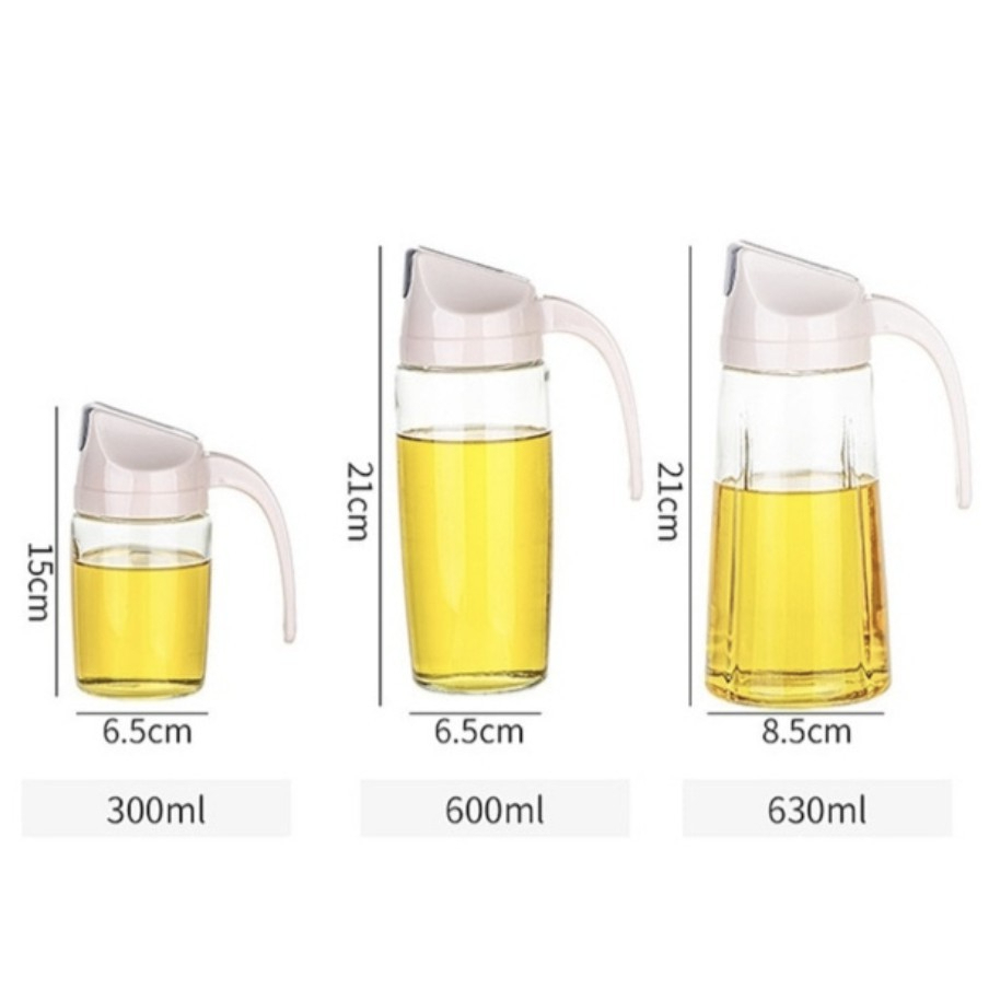 

Tempat Botol Minyak Kecap Cuka Saos Dengan Kaca Tebal Tutup Otomatis