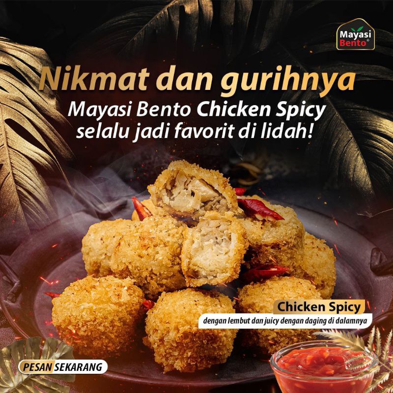 

MAYASI BENTO CHICKEN SPICY