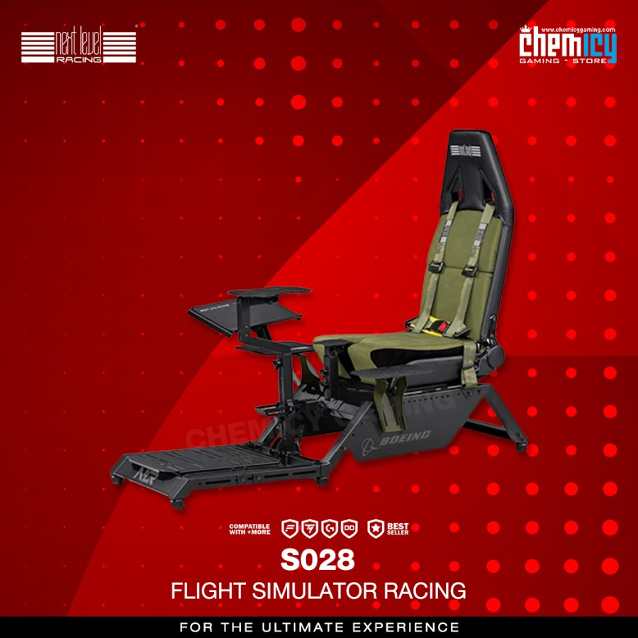 Next Level Racing S028 Flight Simulator Boeing Military Edition