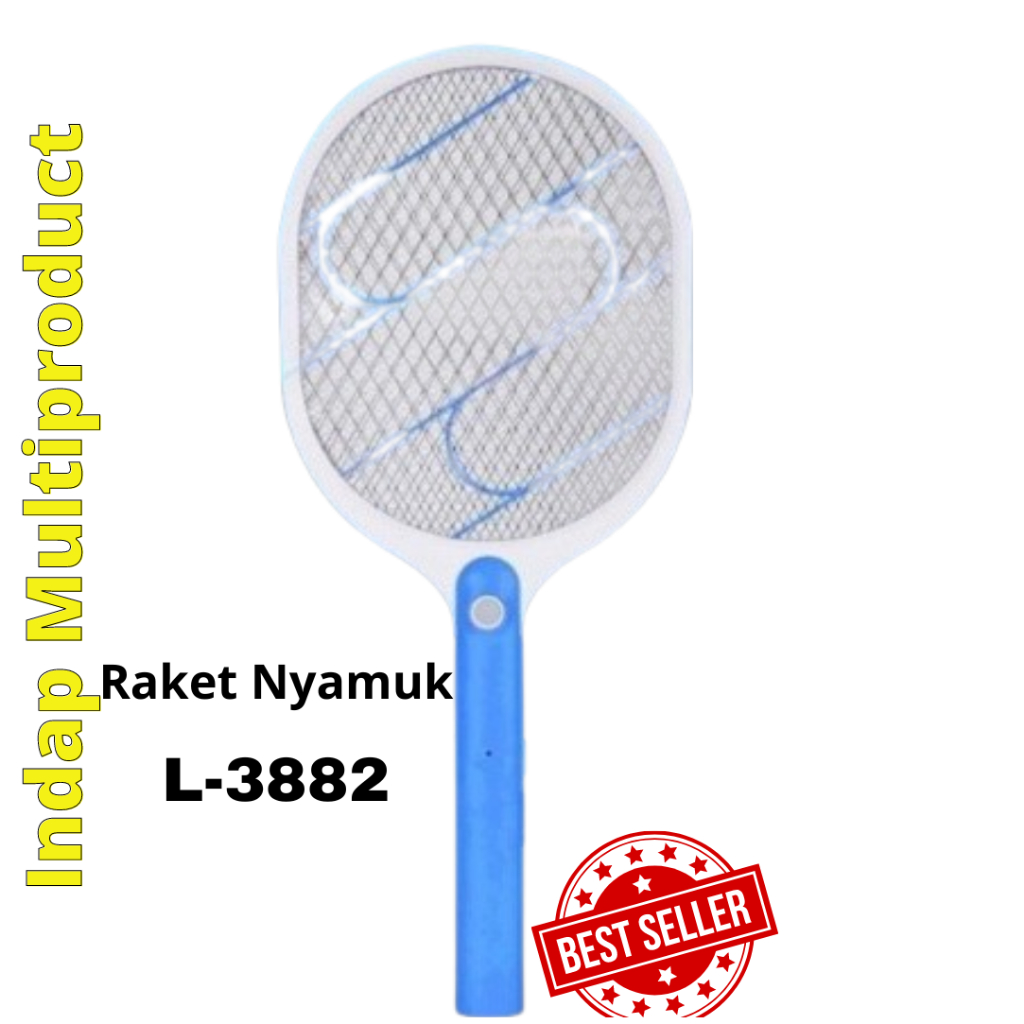 Raket Pembasmi Nyamuk Luby L-2883 Praktis digunakan