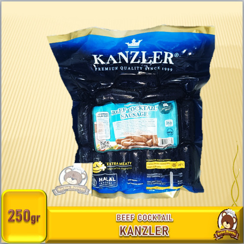 

Kanzler Sosis Beef Cocktail 250Gr \ Sosis Kanzler