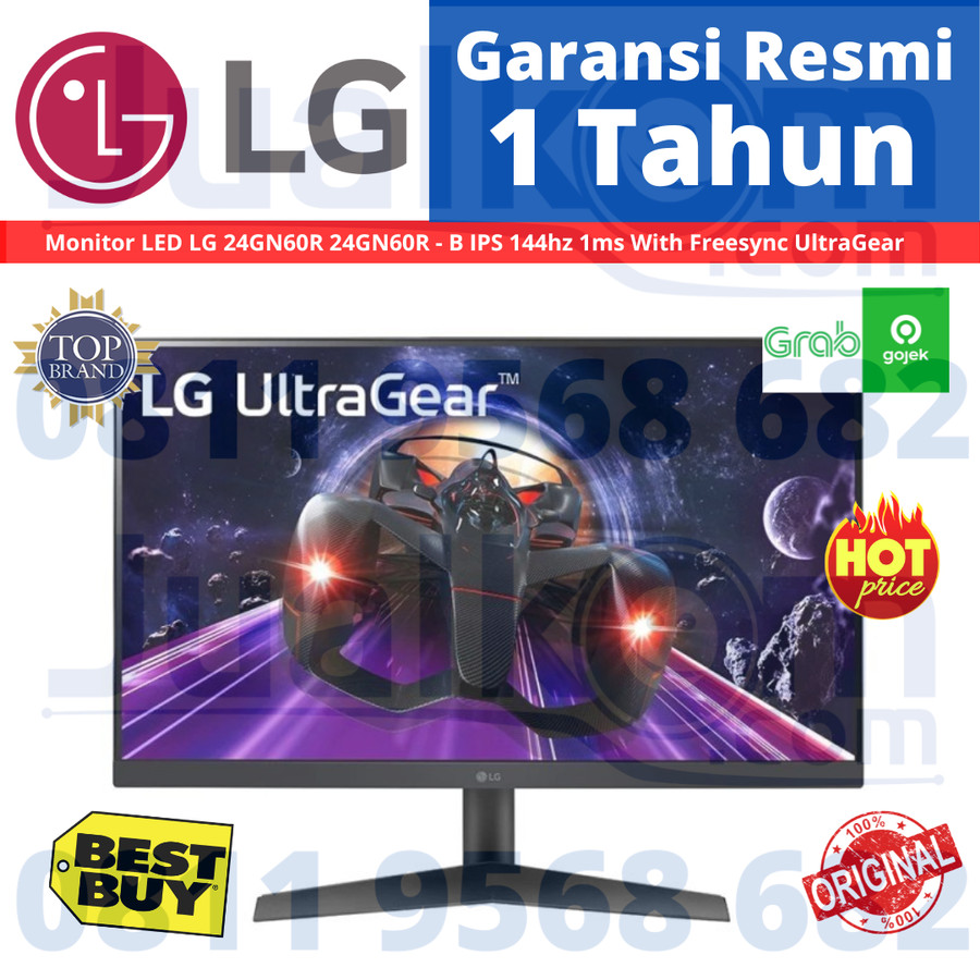 LG UltraGear™ 24GN60R B FHD IPS 144hz Gaming Monitor AMD FreeSync