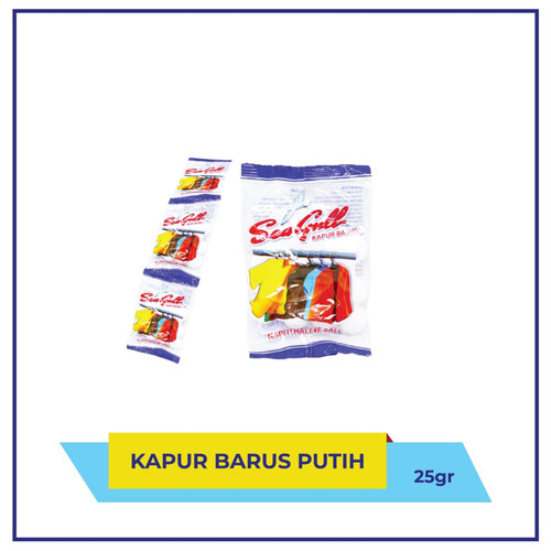 Kamper Pengusir Tikus dan Kecoa SEA GULL WARNA WARNI 25 gram / 25gr SACHET