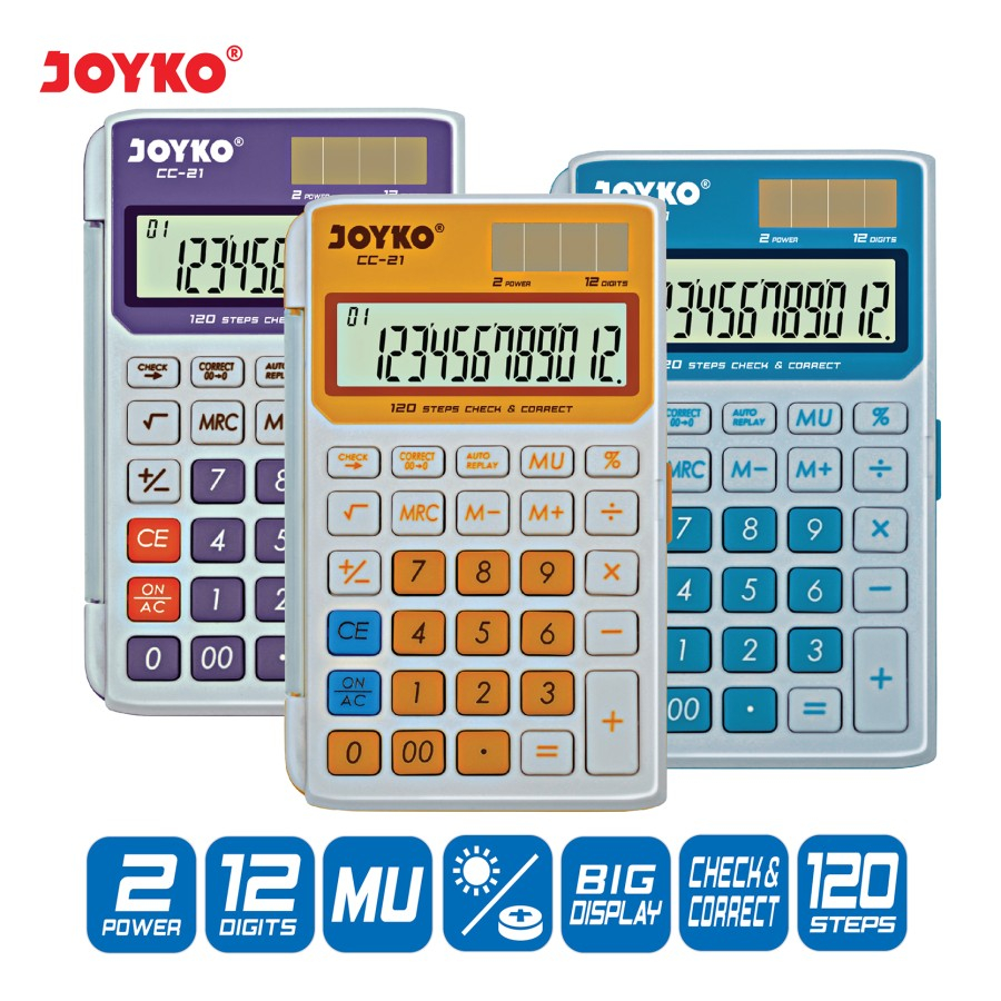 

Joyko Calculator CC-21 ( IRRA STORE )