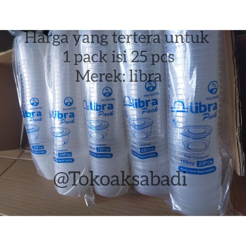 TINWAL CUP PUDING MINI MEREK LIBRA UKURAN 100CM SAMA 150CM ISI 25 PCS/BIJI /TINWAL MINI/TINWAL CUP S