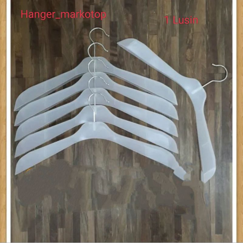 Hanger Baju DISTRO 181 WARNA PUTIH( 1 lusin )