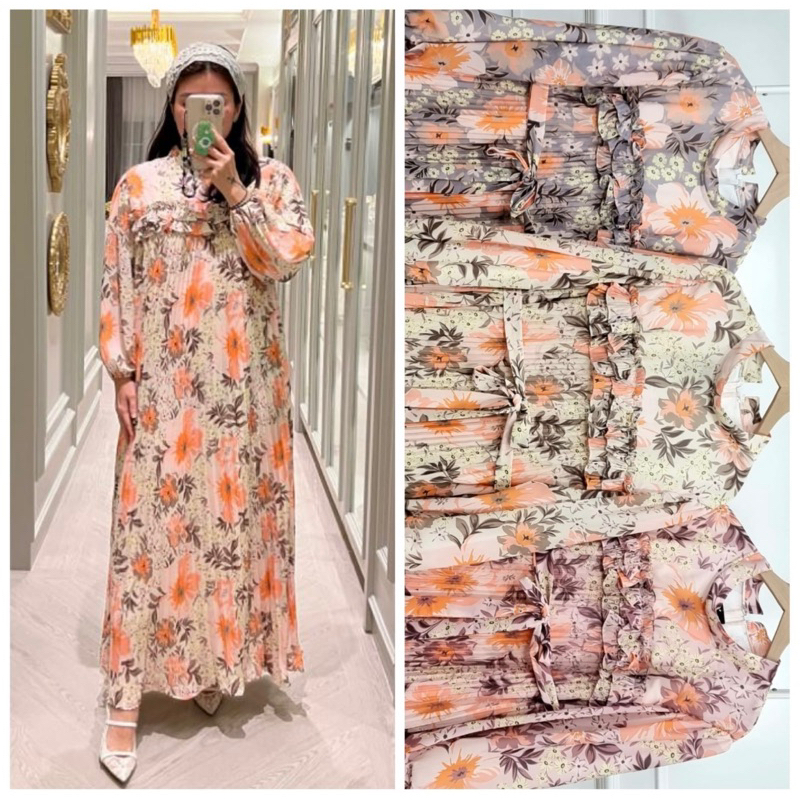 DRESS PLISKET CERUTY by MEIJIEWANG