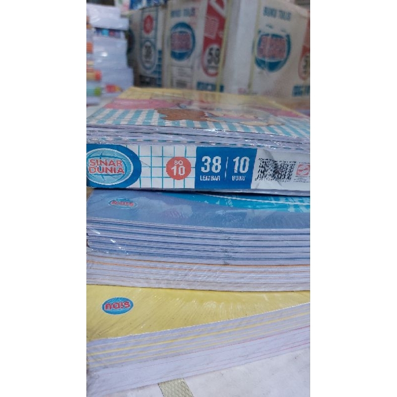 

Buku Tulis Mandarin Kotak Besar 14mm SQ 14 SIDU / Sinar Dunia Isi 38 Lembar