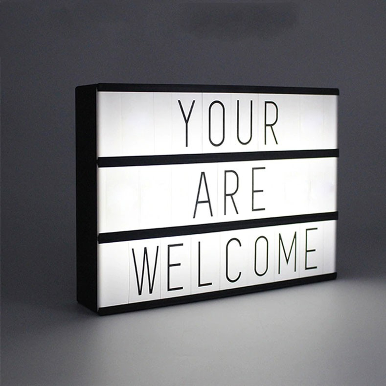 Lampu Cinema Light Box LED A6 Lampu Iklan Papan iklan LED Message Card