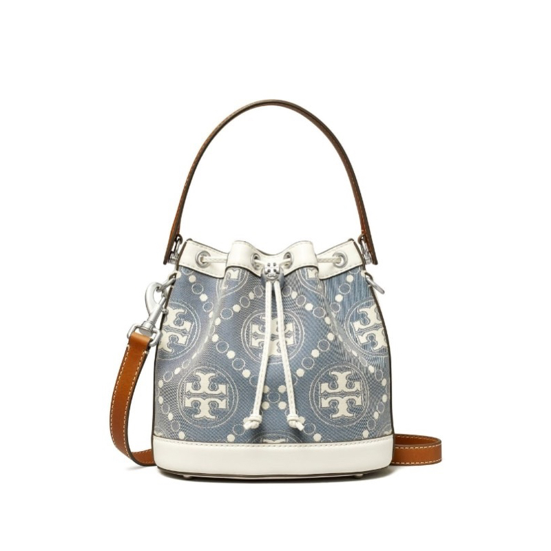 Tory Burch T Monogram Jacquard Bucket Bag TB 149178