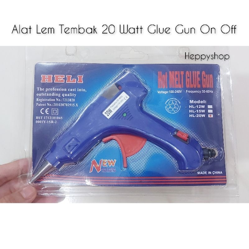 

HJK Alat Lem Tembak 20 Watt Glue Gun On Off