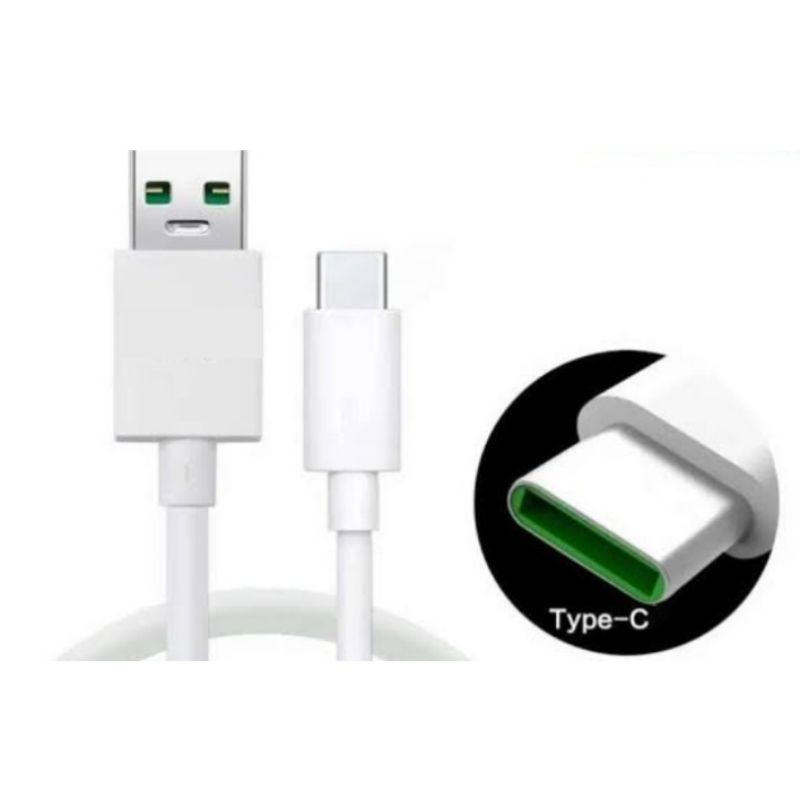 Kabel Data Oppo R15 Vooc Fast Charging Micro dan Tipe C Original 100%