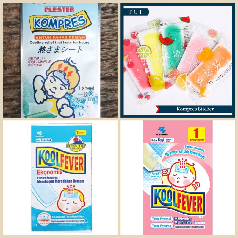 kool Fever/Mami Plester Kompres untuk  Bayi anak harga satuan