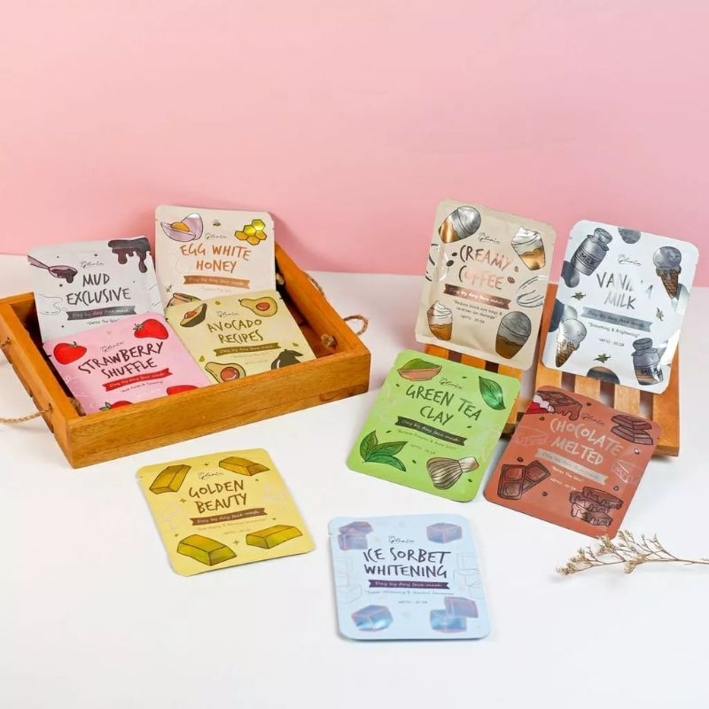 Masker Wajah Lea Gloria - Masker Bubuk Lea Gloria / Masker Wajah Organik / Masker Organik Lea Gloria