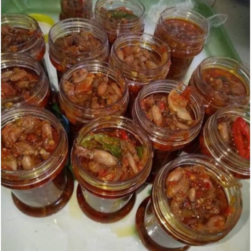 

Sambal Cumi / Tongkol suwir / Teri / ayam suwir / Sambal goreng isi 120gram
