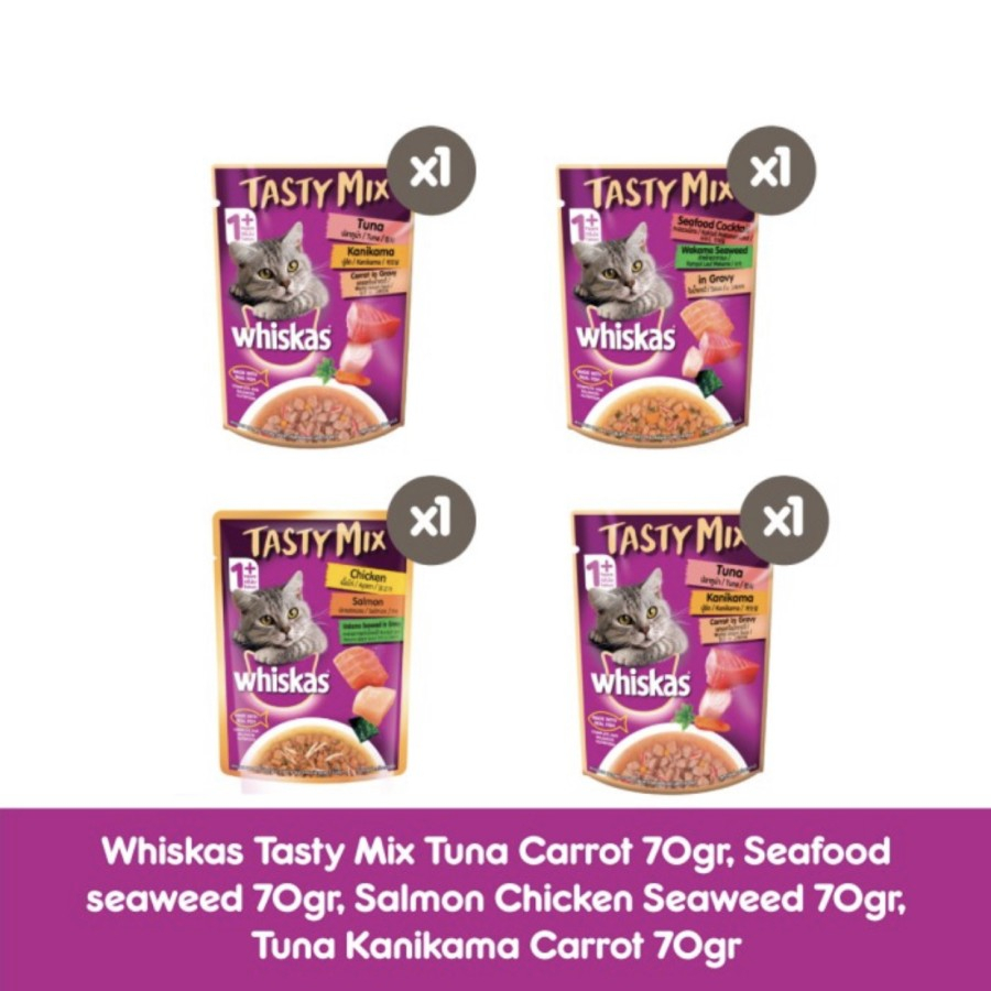 Whiskas Tasty Mix Pouch 70 gr