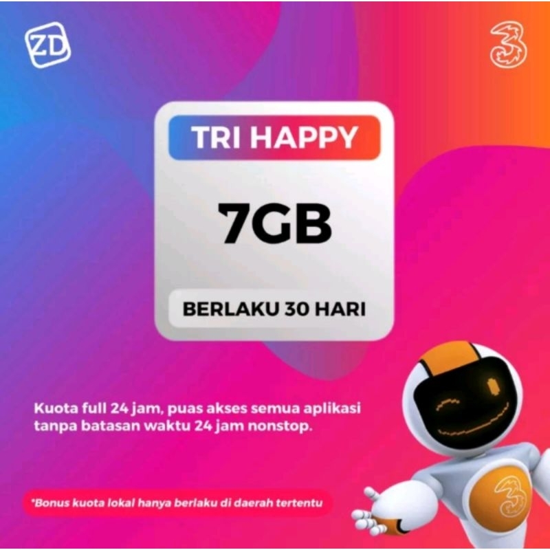 Inject kuota tri 7gb