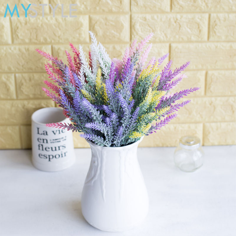 HAPPY TIME BUNGA LAVENDER HH BUNGA ARTIFICIAL BUNGA DEKORASI WARNA PASTEL