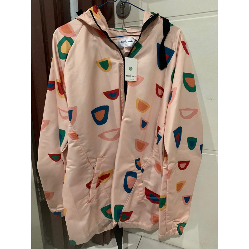 NEW RARE ITEM DORAMA PINK COLLAB JACKET NADJANI BENANG JARUM BUTTONSCARVES NEW YORK SERIES ALMA BAG 