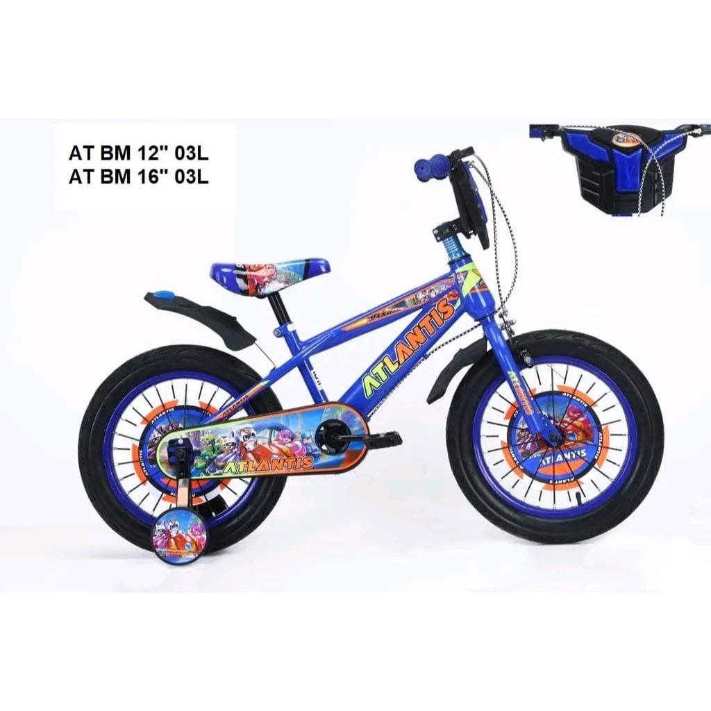 Sepeda Anak Laki BMX FOSTER 605 1 Ukuran 12 Inch Usia 2-5 Tahun x 03L