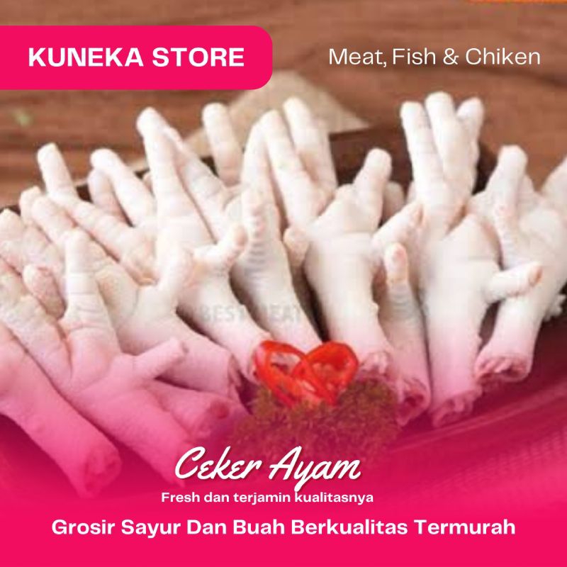 

KUNEKA CEKER AYAM SEGAR PROMO MURAH 500GR BEST SELLER BEST PRODUCT BEST QUALITY FRESH PRODUCR GROSIR