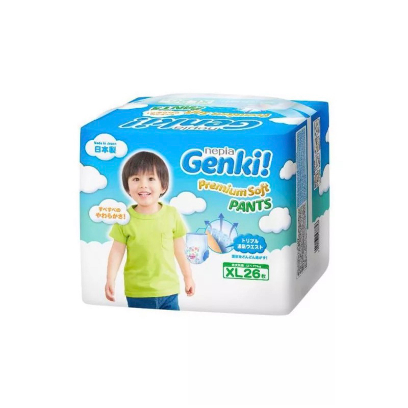 Nepia Genki Pants size XL - Genki Diapers Pants