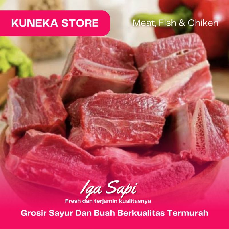 

KUNEKA IGA SAPI SEGAR TULANG IGA SAPI PROMO MURAH BEST PRODUCT FRESH PRODUCT BEST SELLER KUALITAS TERBAIK