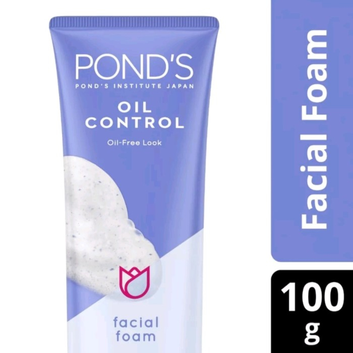 PONDS OIL CONTROL FACIAL FOAM 100GR PEMBERSIH WAJAH FACIAL WASH POND'S