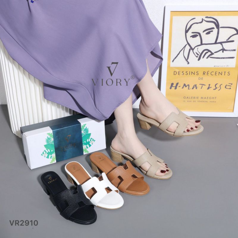 VIORY Chunky Sandal Heels Shoes #VR2910 ORIGINAL