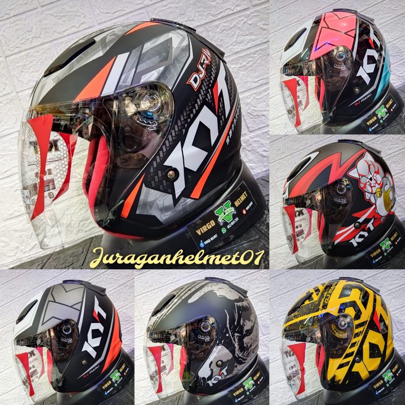 HELM KYT DJ MARU MOTIF SERIES| KYT DJ MARU MOTIF