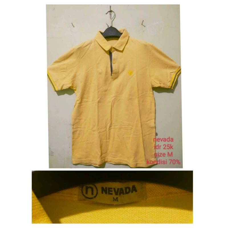 kaos pria dewasa nevada preloved