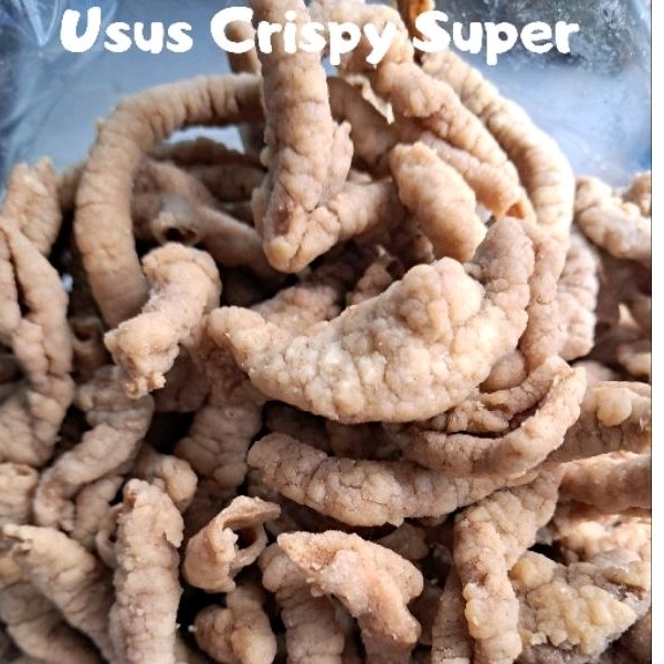 

1kg kripik usus ayam super gurih enak