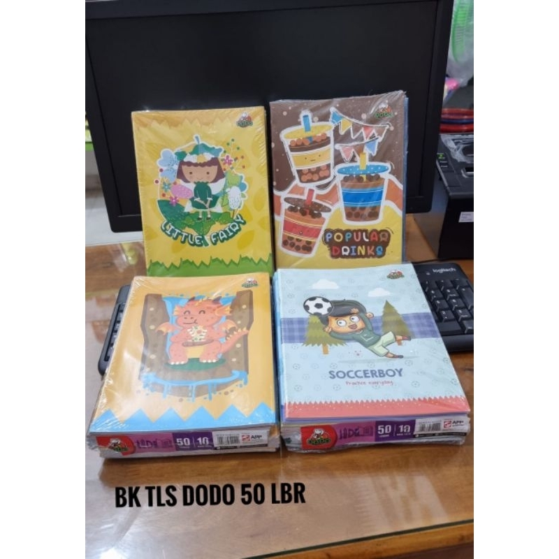 

BUKU TULIS DODO 50 LEMBAR / BUKU CATATAN DODO 50L / 1 PACK ISI 10PCS