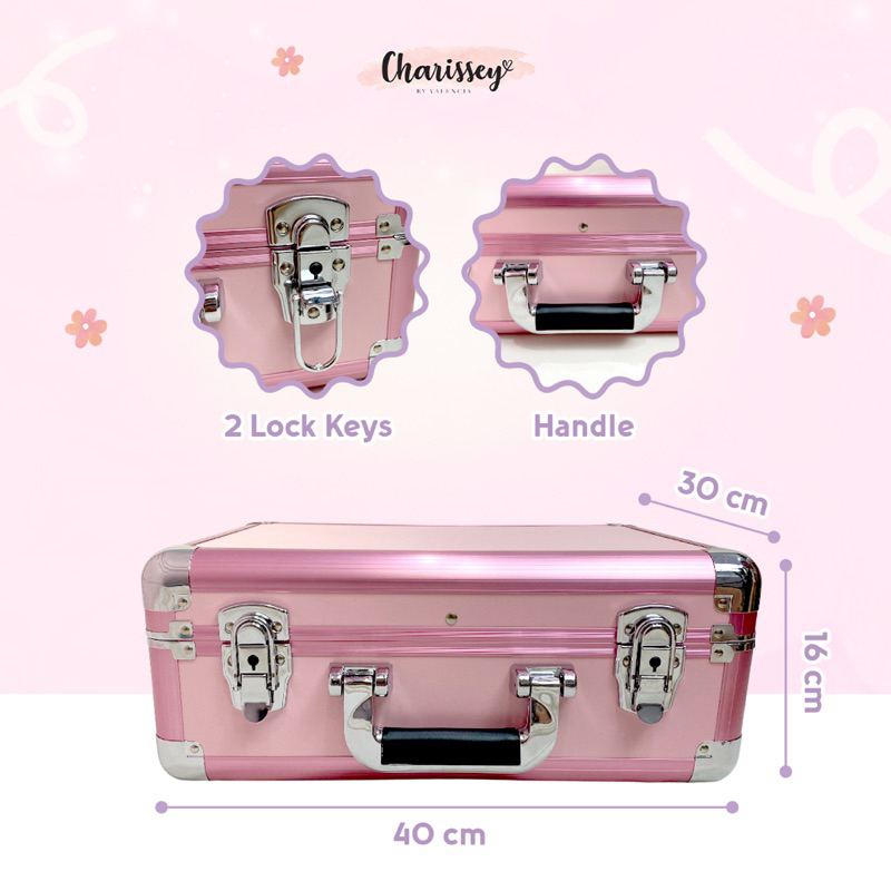 Charissey beautycase/ makeupbox/ koper makeupbox