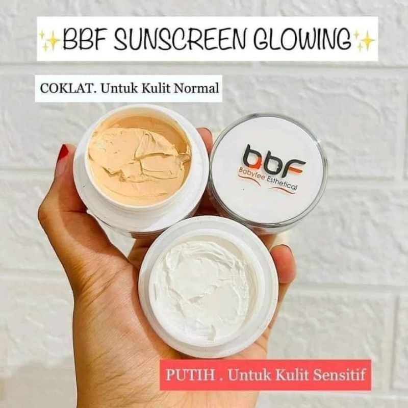 Bbf Sunscreen Glowing UV Protection / BABYFEE ESTHETICAL ORIGINAL 100% / SUNSCREEN WAJAH / KRIM SIAN