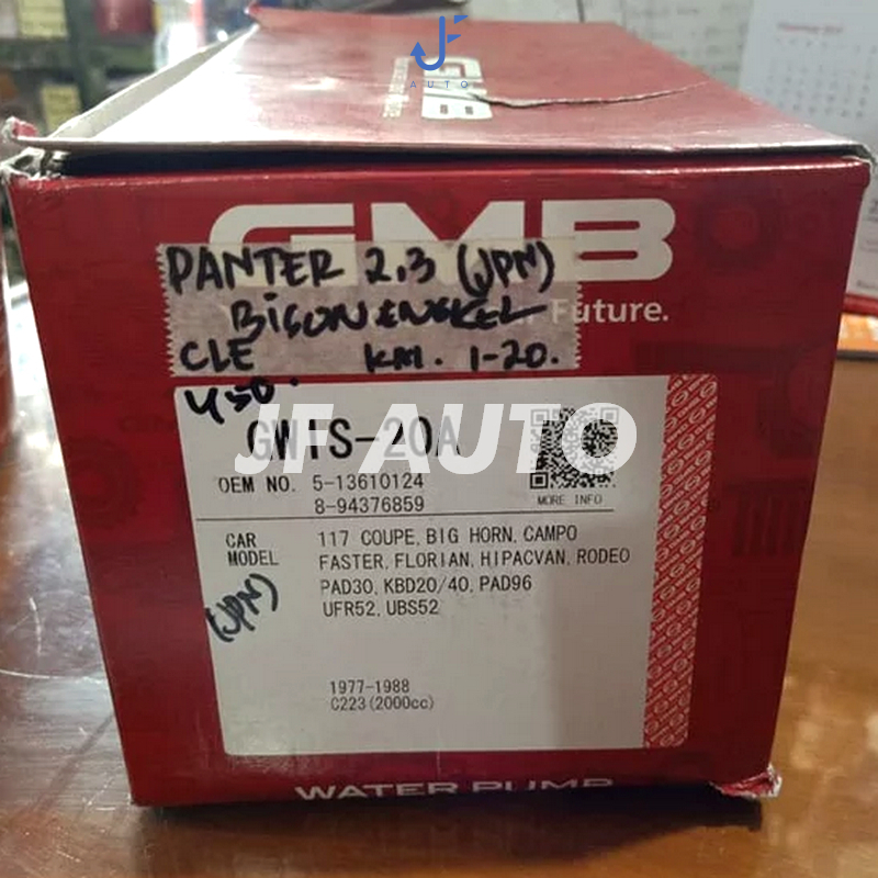 WATER PUMP GMB GWIS-20A PANTHER 2.3 BISON ENGKEL 100% ORIGINAL