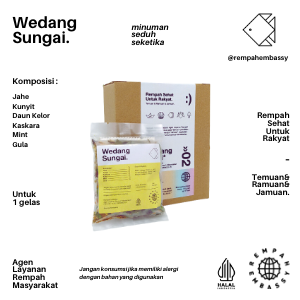 

Minuman Jahe Wedang kelor Kemasan siap seduh Untuk satu gelas